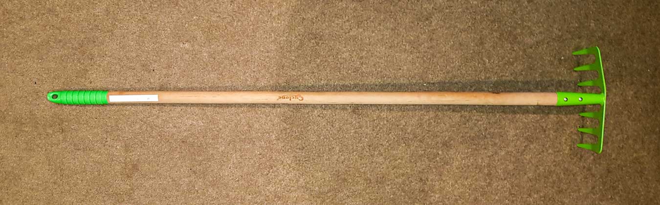 Narrow Metal Tine Rake